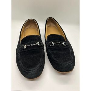 Franco Sarto Black Womens Loafers Size 6 Classic Preppy